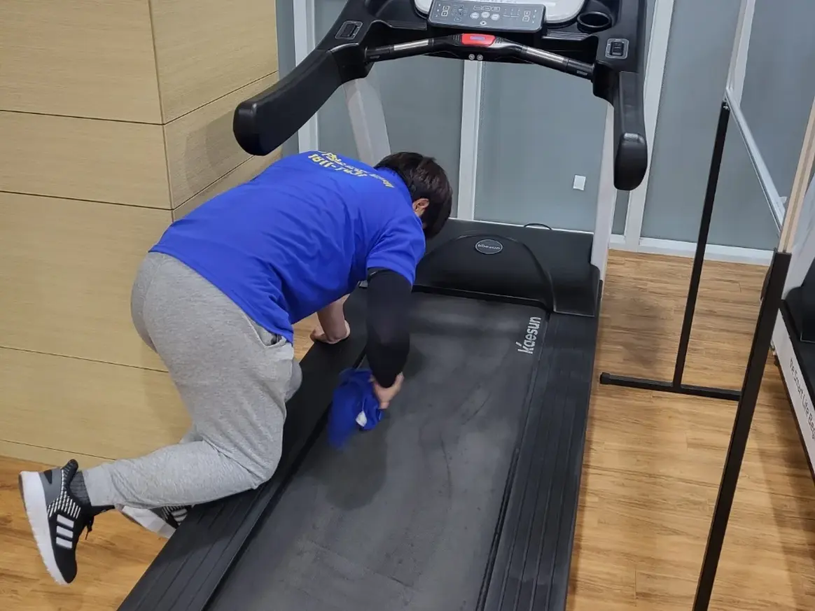 하남시 배알미동 피트니스 라커 검사실 위생청소 사례 - 행진크린
