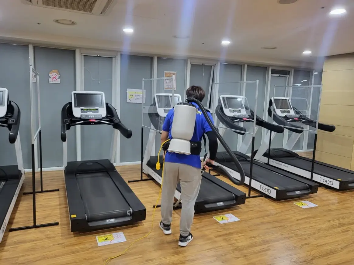 하남시 춘궁동 헬스장 탕비실 직원 휴게공간 위생청소 사례 - 행진크린